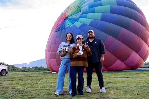 Balloon flight with buffet breakfast